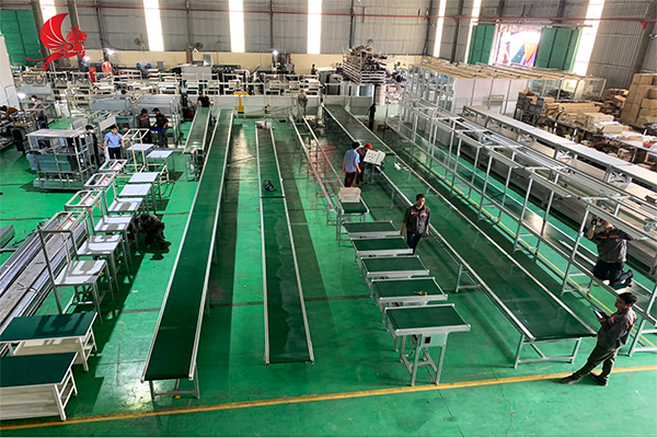 thi công hệ thống băng tải công nghiệp tại TP.HCM